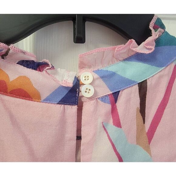 Oliphant Ruffles Tiered Midi Dress S - Picture 7 of 12